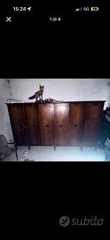 Camera da letto classica in legno massello