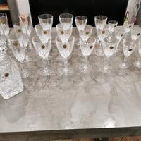 Set Calici Vintage Capri Crystal Italy 