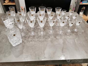 Set Calici Vintage Capri Crystal Italy 