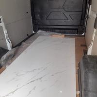 2 lastre gres effetto marmo 