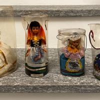 Bambole souvenir Sicilia Campania Calabria vintage