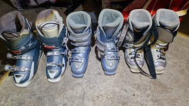 scarponi da sci marca Lowa Tecnica e Rossignol