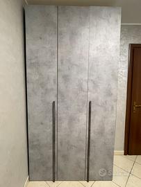 Armadio 3 Ante - grigio scuro