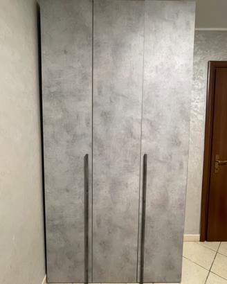 Armadio 3 Ante - grigio scuro