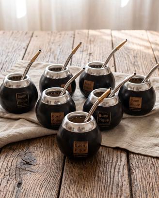 Mate Argentino in Zucca Nera + Bombilla