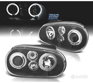 FARI VOLKSWAGEN VW GOLF 4 97-03 ANGEL EYES LED LOO
