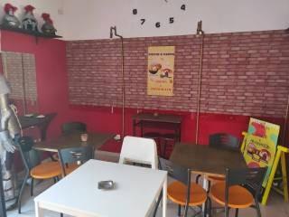 Attività di hamburgheria/paninoteca e cibo d'asp
