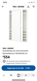 Armadio ikea pax