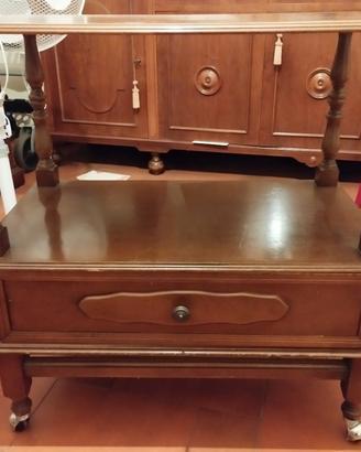 Carrello girevole in legno 