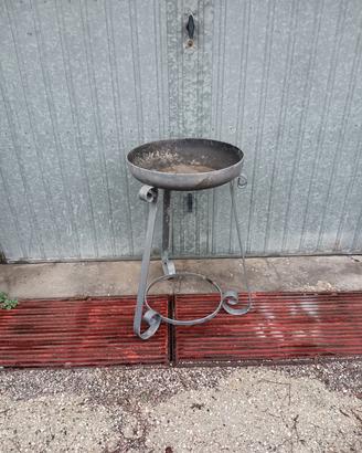 BRACIERE IN FERRO BATTUTO 