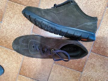Scarpe uomo Soldini marroni scamosciate