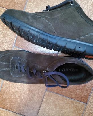 Scarpe uomo Soldini marroni scamosciate