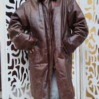 Trench in vera pelle Vintage Unisex