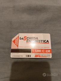 Scheda telefonica "La scheda enigmistica"