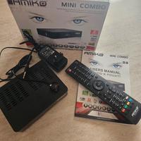 Amico mini combo decoder satellitare e terrestre