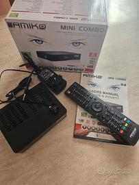 Amico mini combo decoder satellitare e terrestre