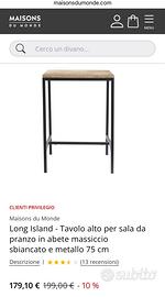 TAVOLO ALTO MAISON DU MONDE