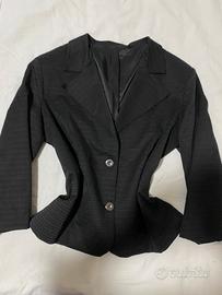 Blazer elegante nero donna made in italy XXL