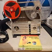 proiettore 8mm con valigetta e pellicola