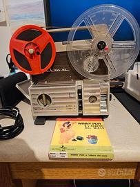 proiettore 8mm con valigetta e pellicola
