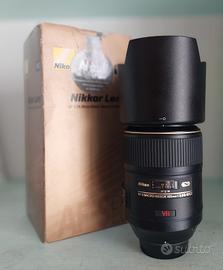 Nikon 105mm f 2.8 G  ED VR Micro