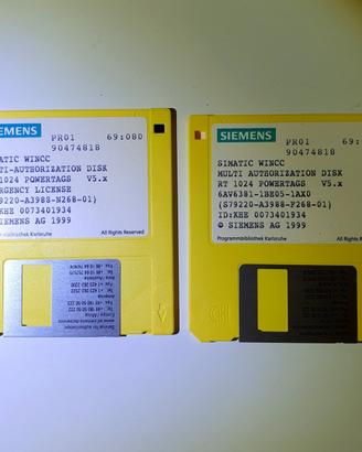 Siemens Simatic WinCC License Floppy