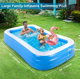 Piscina rettangolare gonfiabile