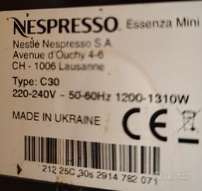 Pezzi ricambio - Nespresso essenza mini 