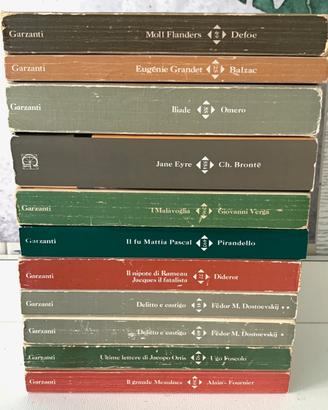 Romanzi classici edizioni Garzanti