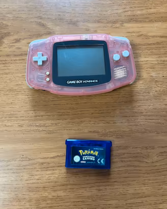 Gameboy advance + pokemon zaffiro