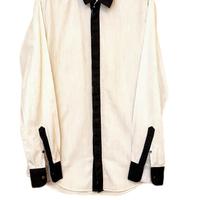 Camicia bianca a righe sottili ,linea Gold ( slim