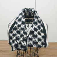 Sciarpa GUCCI in Cashmere – Fantasia Monogram B&N 