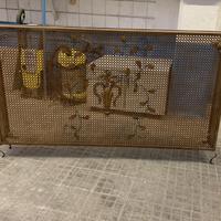 Magnifico copritermosifone antico ferro decorato