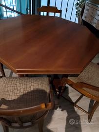 Set Tavolo Ottagonale Progetto di Restauro