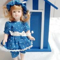 Bambola e cabina spiaggia Dolls House collection