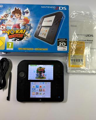 nintendo 2ds yo kai watch con scatola