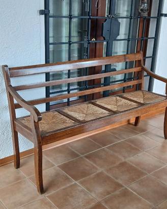 Panca rustica a 4 posti 