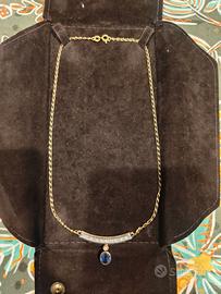 Girocollo in oro e brillanti