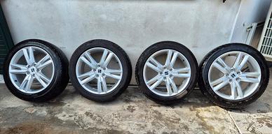 Cerch in lega 18 5x112 + gomme 