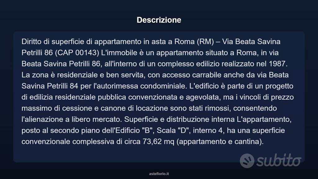 Appartamento – Roma, Giuliano-Dalmata, Municipio Roma IX - Vista 4