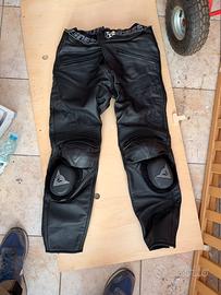 Pantaloni moto Dainese in pelle taglia 54