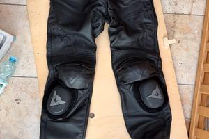 Pantaloni moto Dainese in pelle taglia 54