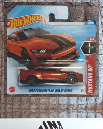 HOT WHEELS MUSTANG SHELBY GT 500 2020 1/64 1:64