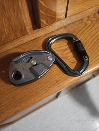 Petzl grigri con moschettone balllock