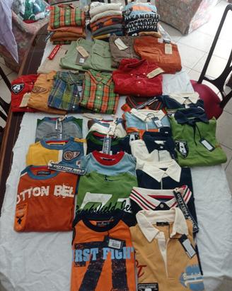 stock pantaloni e maglietta bimbo 8 