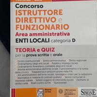 Libri concorso istruttore direttivo e funzionario