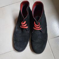 Shoeprimo Desert Boot // Red Laces // Black  42