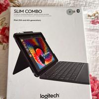 Tasiera Logitech Slim Combo Ipad con Bluetooth