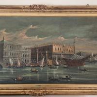 Quadro olio su tela  F. Guarana