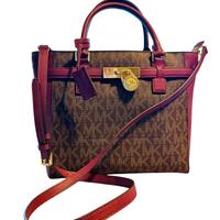 Michael Kors Hamilton Medium Logo Satchel